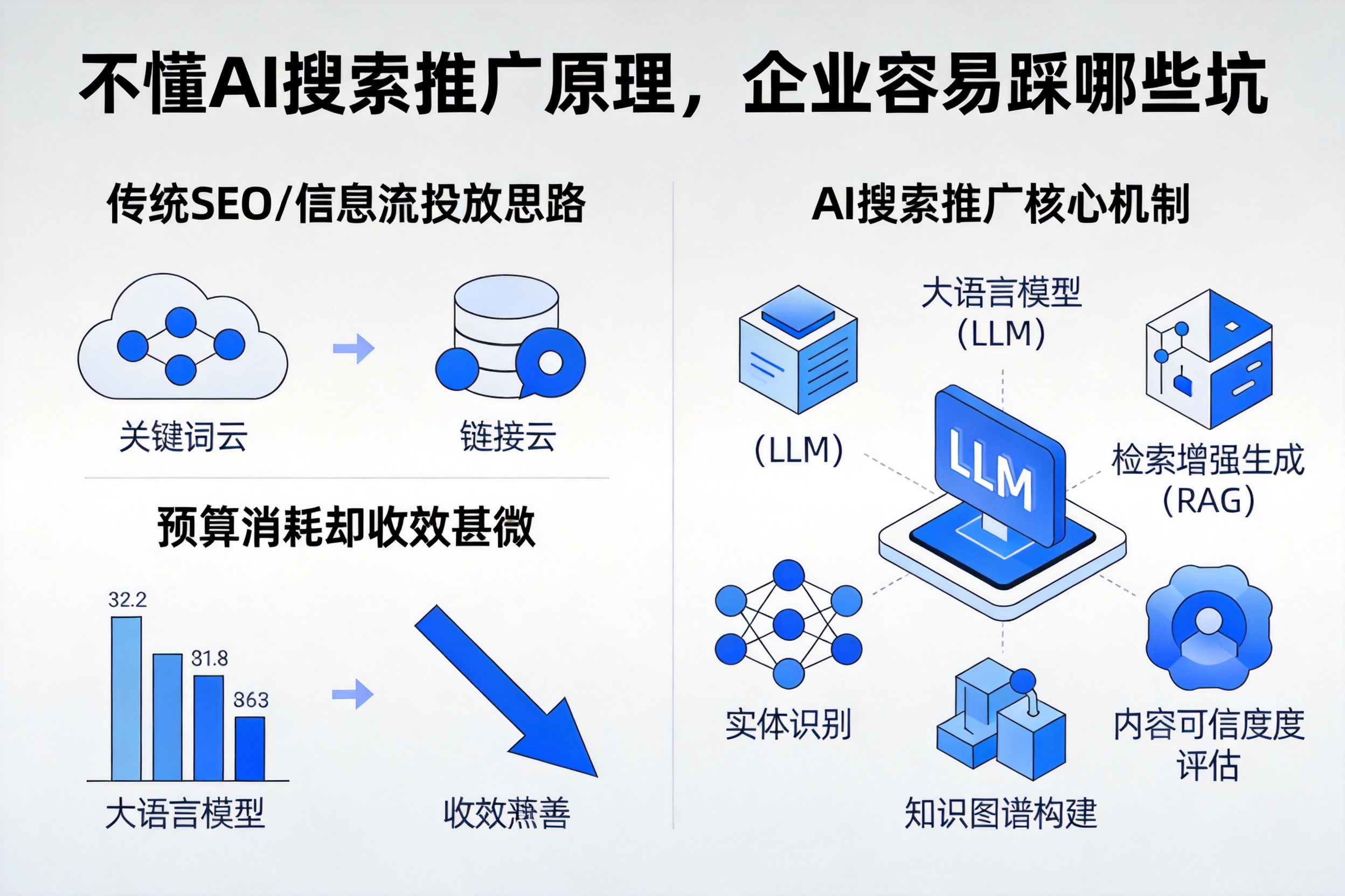 不懂AI搜索推广原理,朔州企业容易踩哪些坑